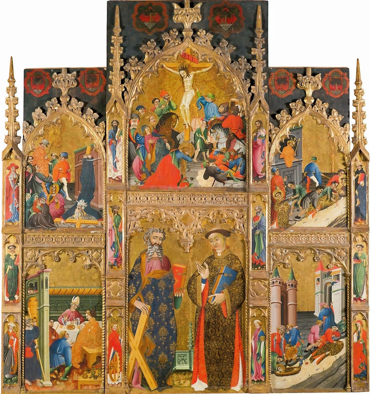Rétable St Antonin de Pamiers par Juan de Sévilla vers 1417-1419 (Musée d'Art de Tolède)_e