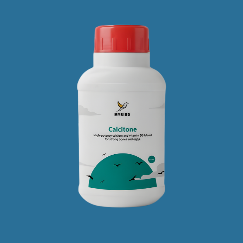 Calcitone - Strong Bones, Strong Shells – Complete Calcium & Vitamins bottle - pigeons, budgies , parrots and poultry