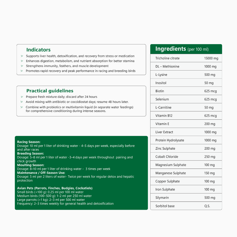 LivBoost supplement ingredients including Silymarin, essential amino acids, and minerals.