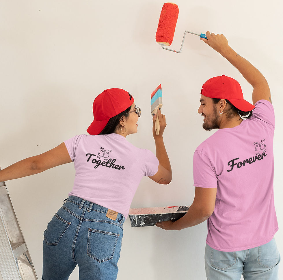 Thumbnail: Together Forever Couple T-shirt_Combo 4
