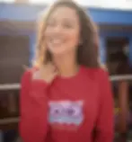 Thumbnail: Proud Geek Girls Sweatshirt-maroon