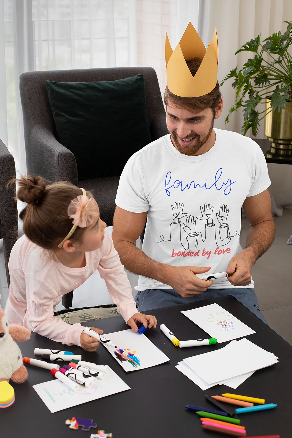 Thumbnail: Family- Bonded by love Men's T-shirt
