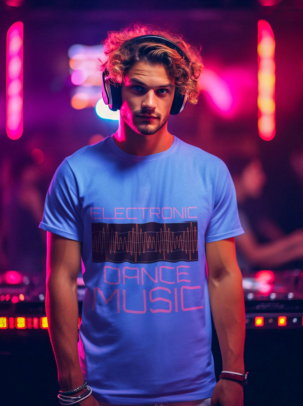 Thumbnail: Electronic Dance Music Vibes T-Shirt | Perfect for DJ, Party, & Music Fans