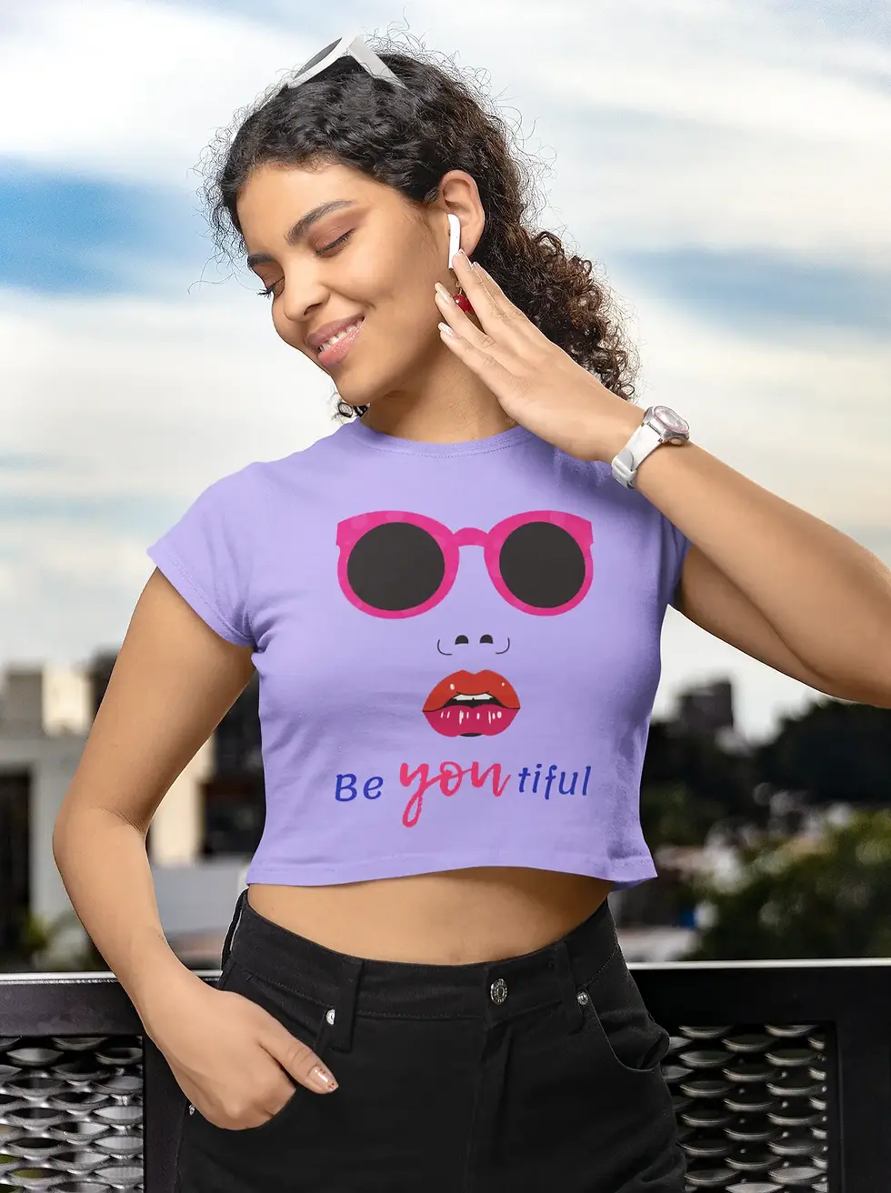 Thumbnail: Best BeYouTiful Crop Top-Lav