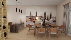 rendu 3D projet de home statging