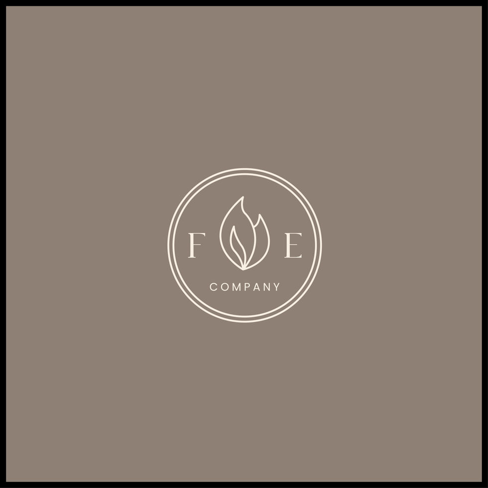 Minimal Leaf Logo icon