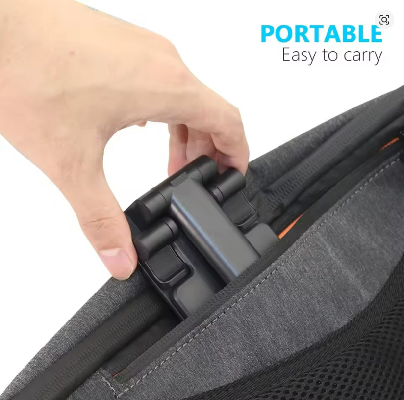 Miniatura: Suporte Celular Mesa Dobrável Ajustável Portátil Porta Tablet Universal