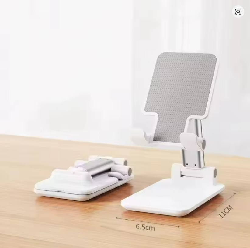 Miniatura: Suporte de Mesa Dobrável para Celular e Tablet Ajustável Universal