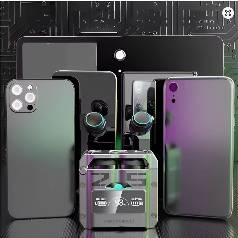 Miniatura: Fone De Ouvido Sem Fio Bluetooth M25 TWS Com Controle De Toque Redução De Ruído