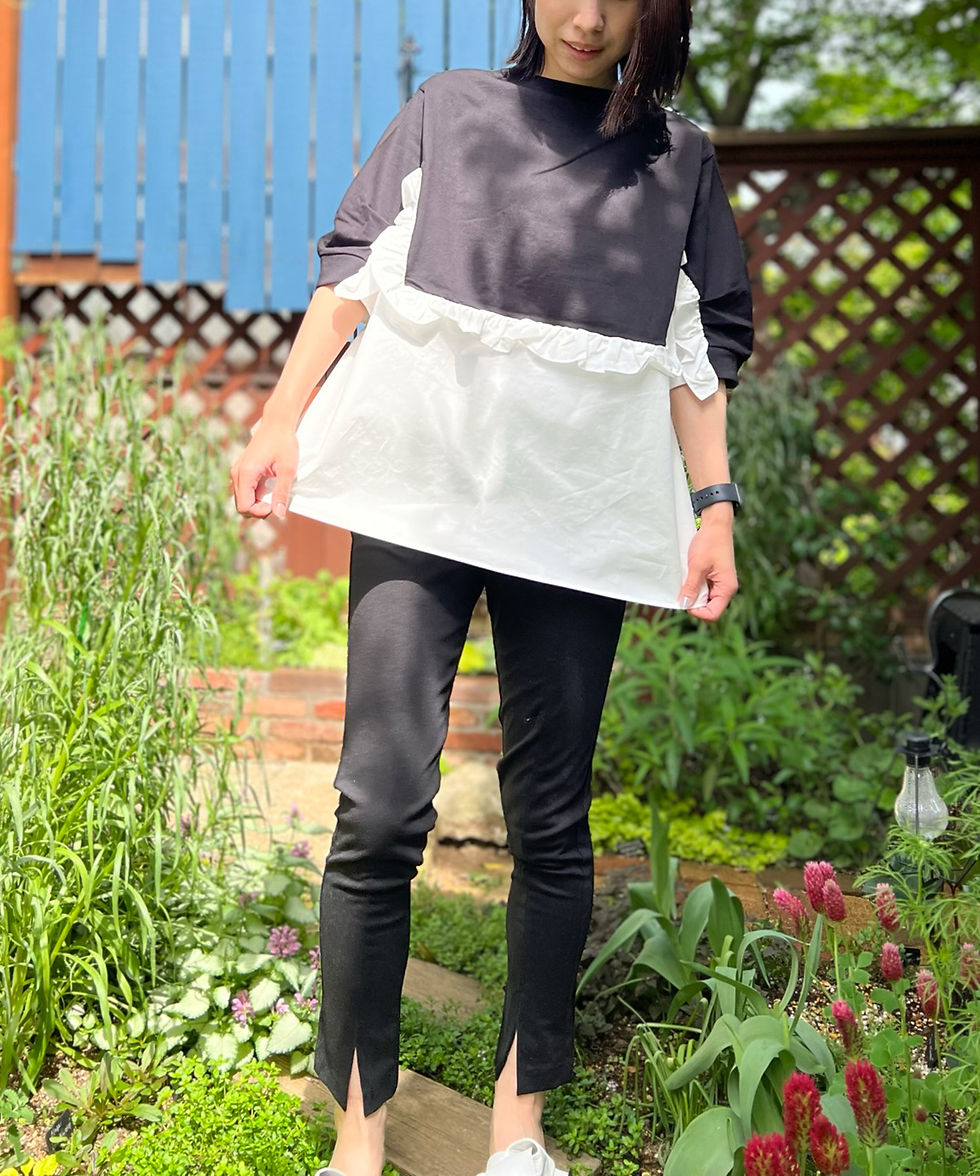 サムネイル： ★Color block jersey shirt Tee【ZOZOTOWN別注】