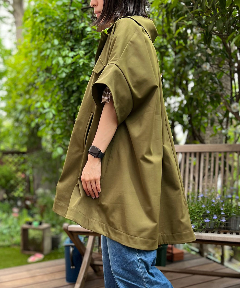 サムネイル： Twill A-line coat【ZOZO別注】