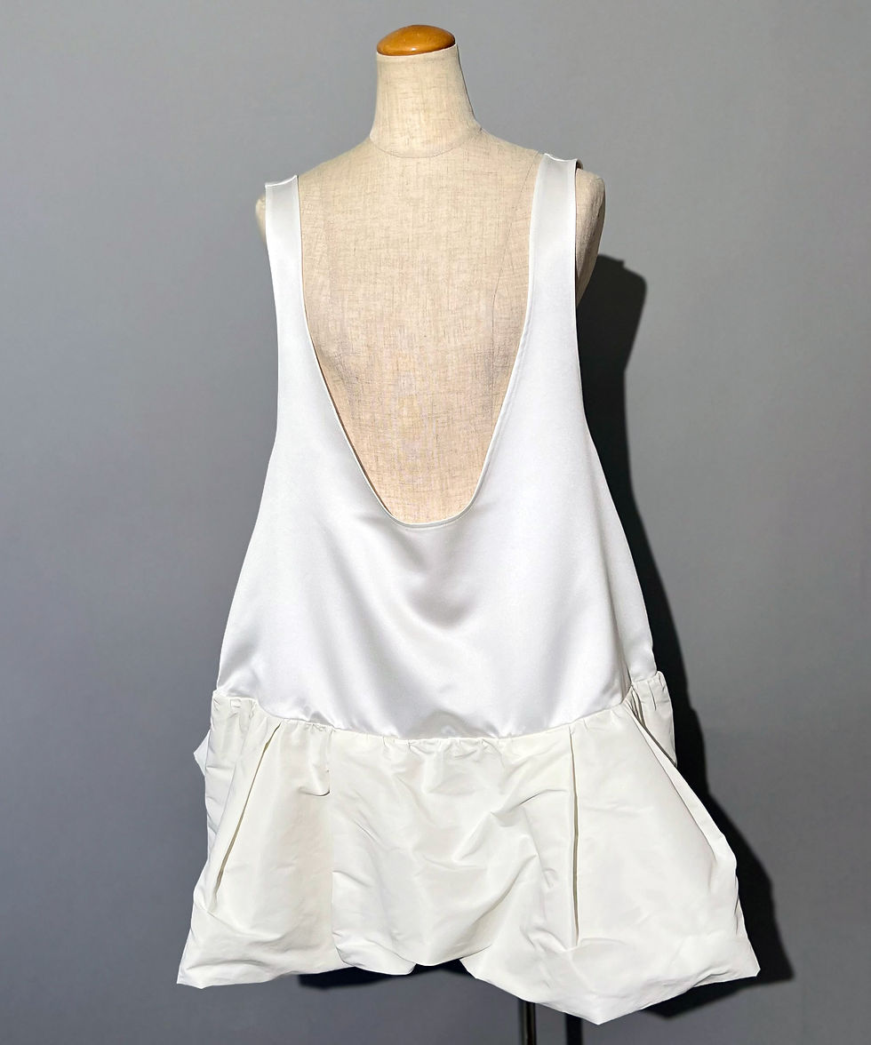 サムネイル： 【Lily Veil Series】Layered satin tunic