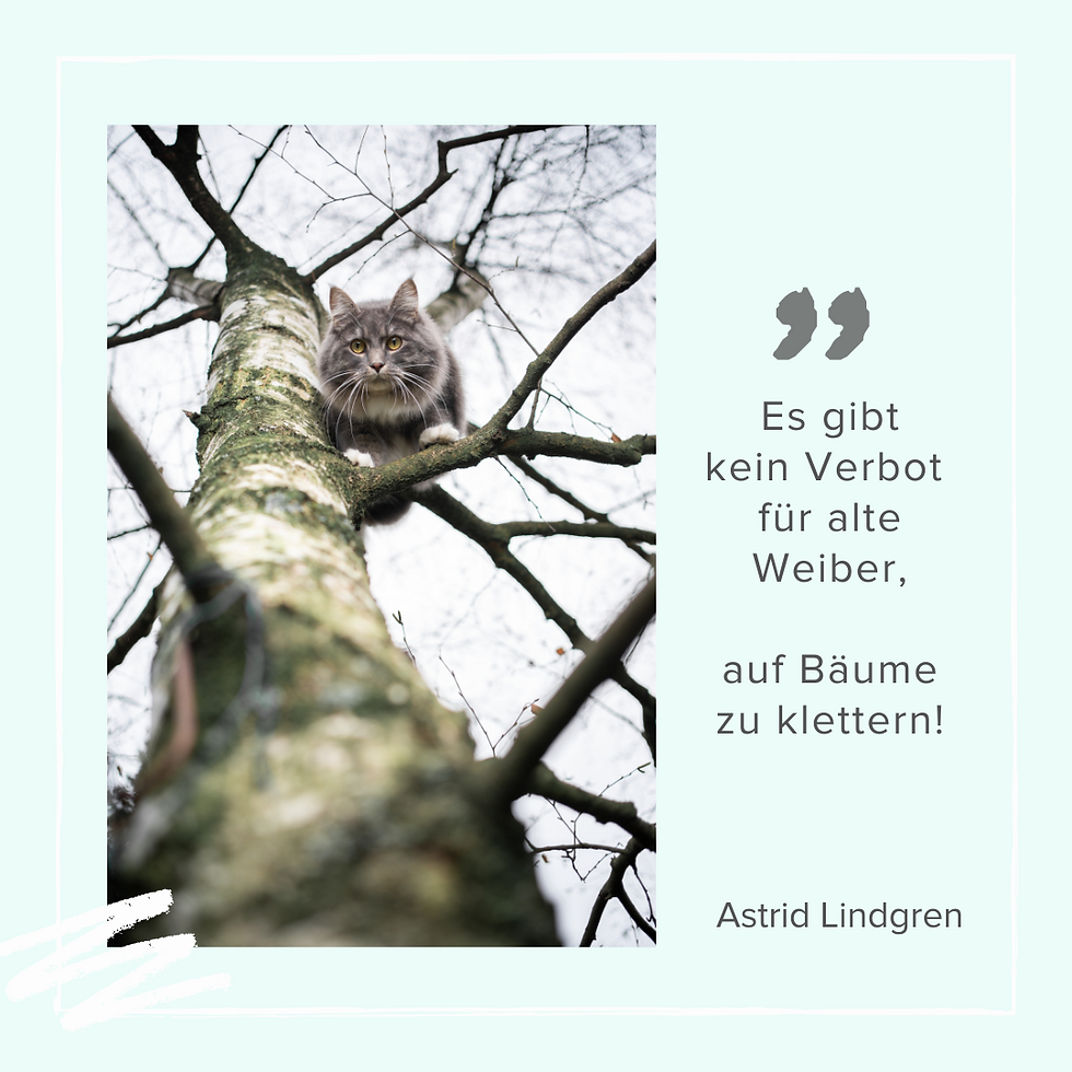 Die Aussage dieses Zitates ist, dass man nie zu alt ist, etwas Verrücktes zu tun. Die Wechseljahre sind nicht der Anfang vom Ende, sondern der Beginn eines wunderbaren Lebensabschnittes. Fasten hilft Dir leichter in und durch diese wechselvolle Zeit zu kommen.