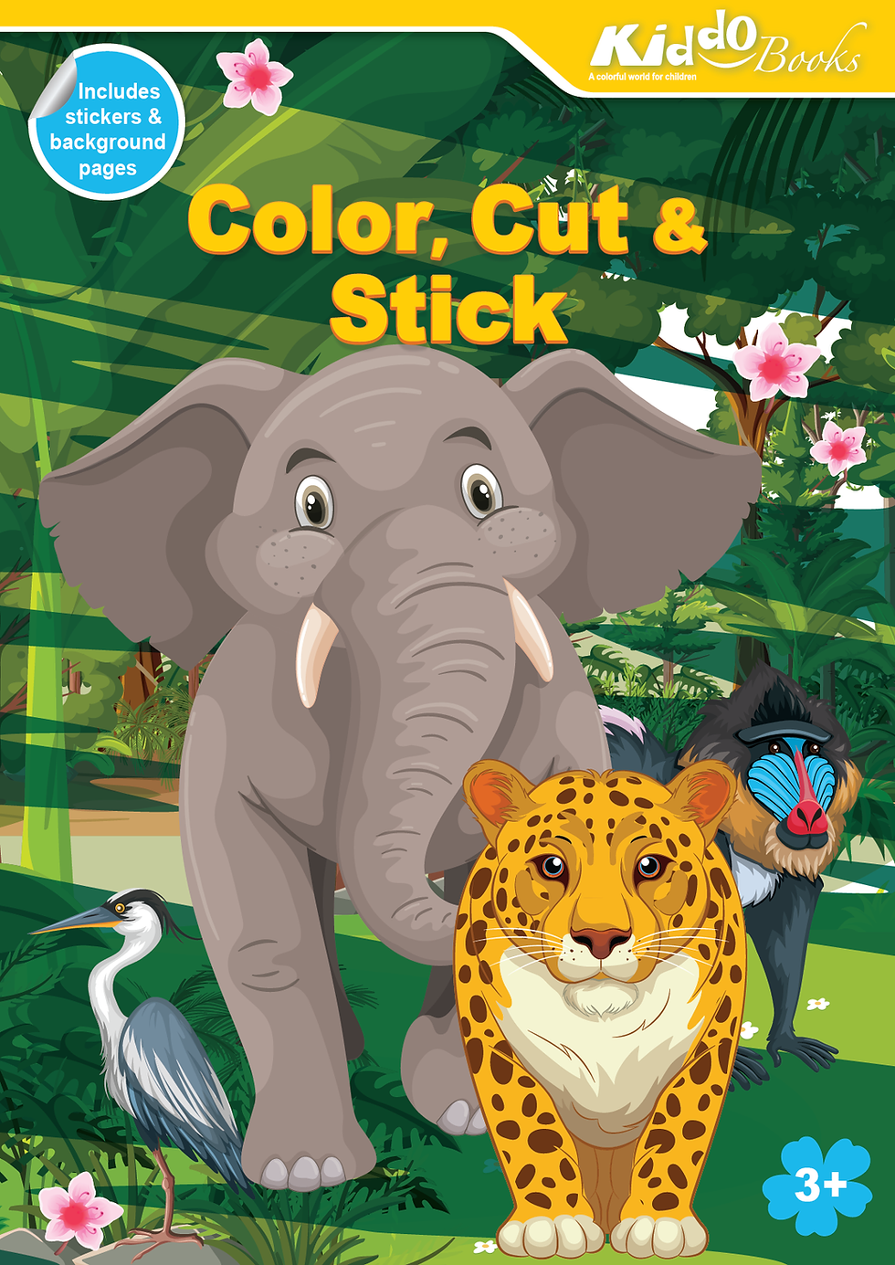 Thumbnail: 5605 Color, Cut and Stick - Safari Fun Day! -- With Stickers