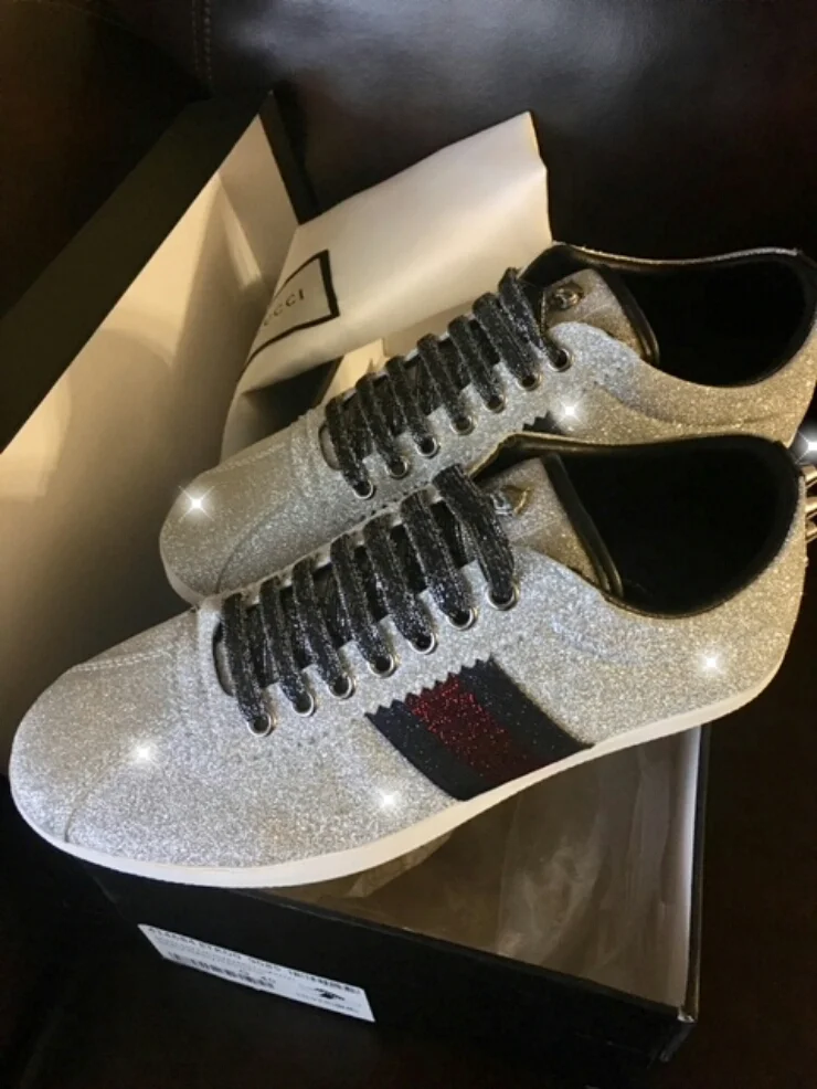 gucci web glitter