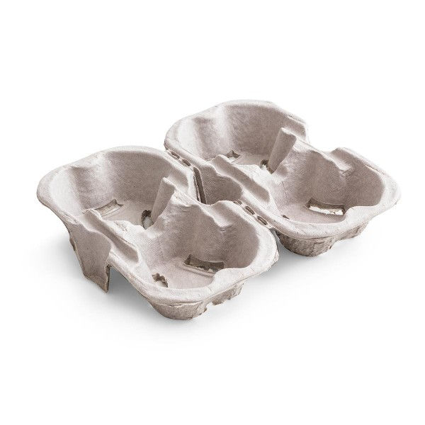 VEGWARE SPLITTABLE 4-CUP CARRY TRAY