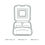 Thumbnail: VEGWARE  9IN/235MM 3-COMP LARGE NOURISH MOULDED FIBRE LUNCHBOX dimensions