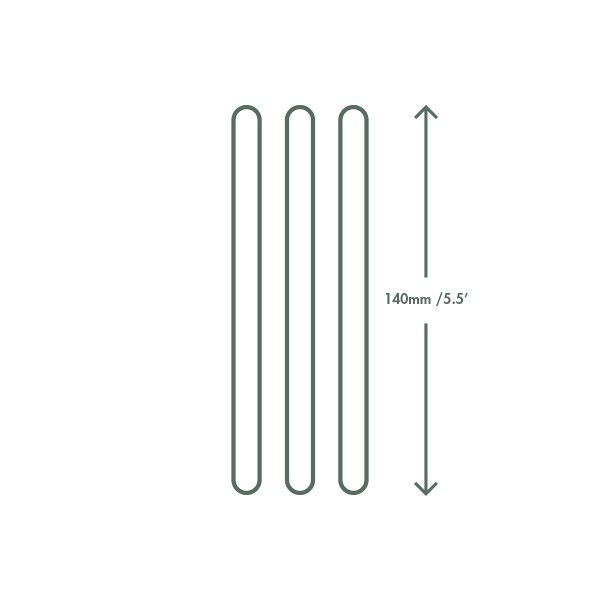 Dimensions for VEGWARE 5.5IN WOODEN STIRRER