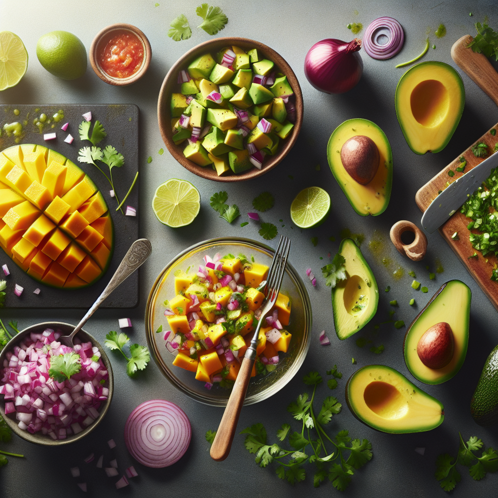 Fresh Mango Avocado Salsa