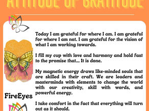 Attitude of Gratitude