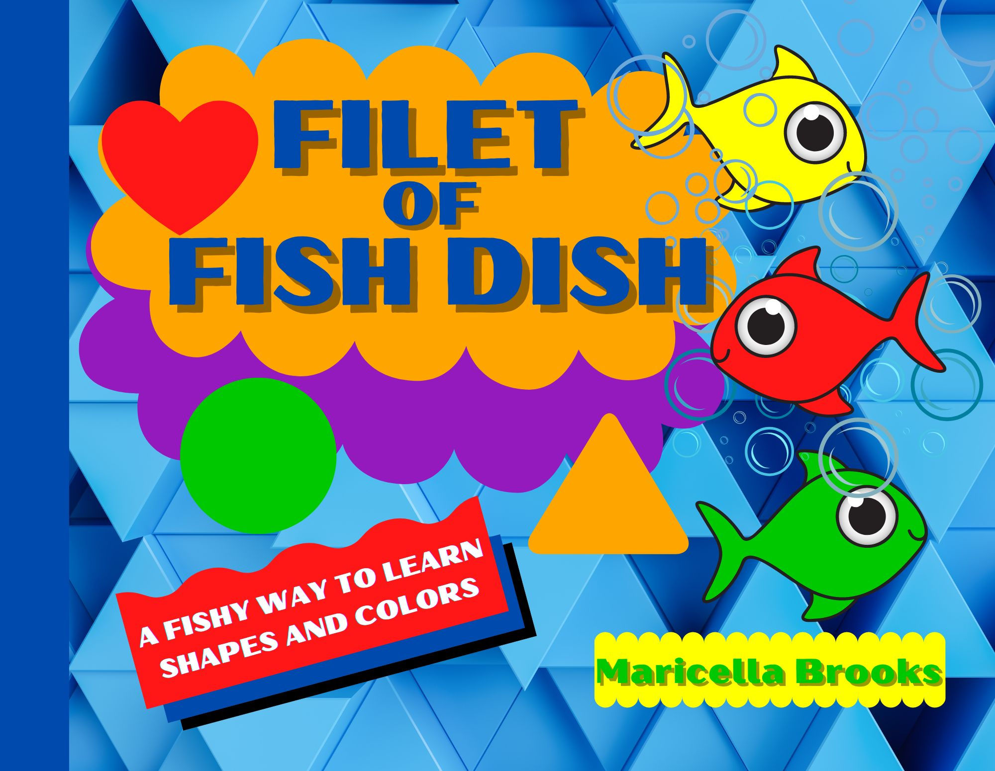 Filet of Fish Dish, Huge Book 8.5 x 11", Poster & Flashcards included