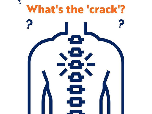 What is the "crack" that comes from my back...?