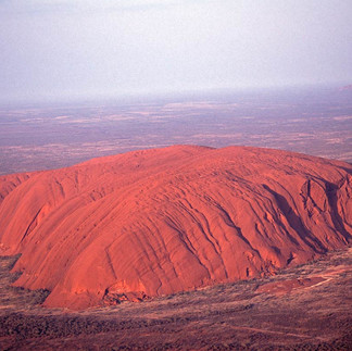 Uluru from the air, Australia