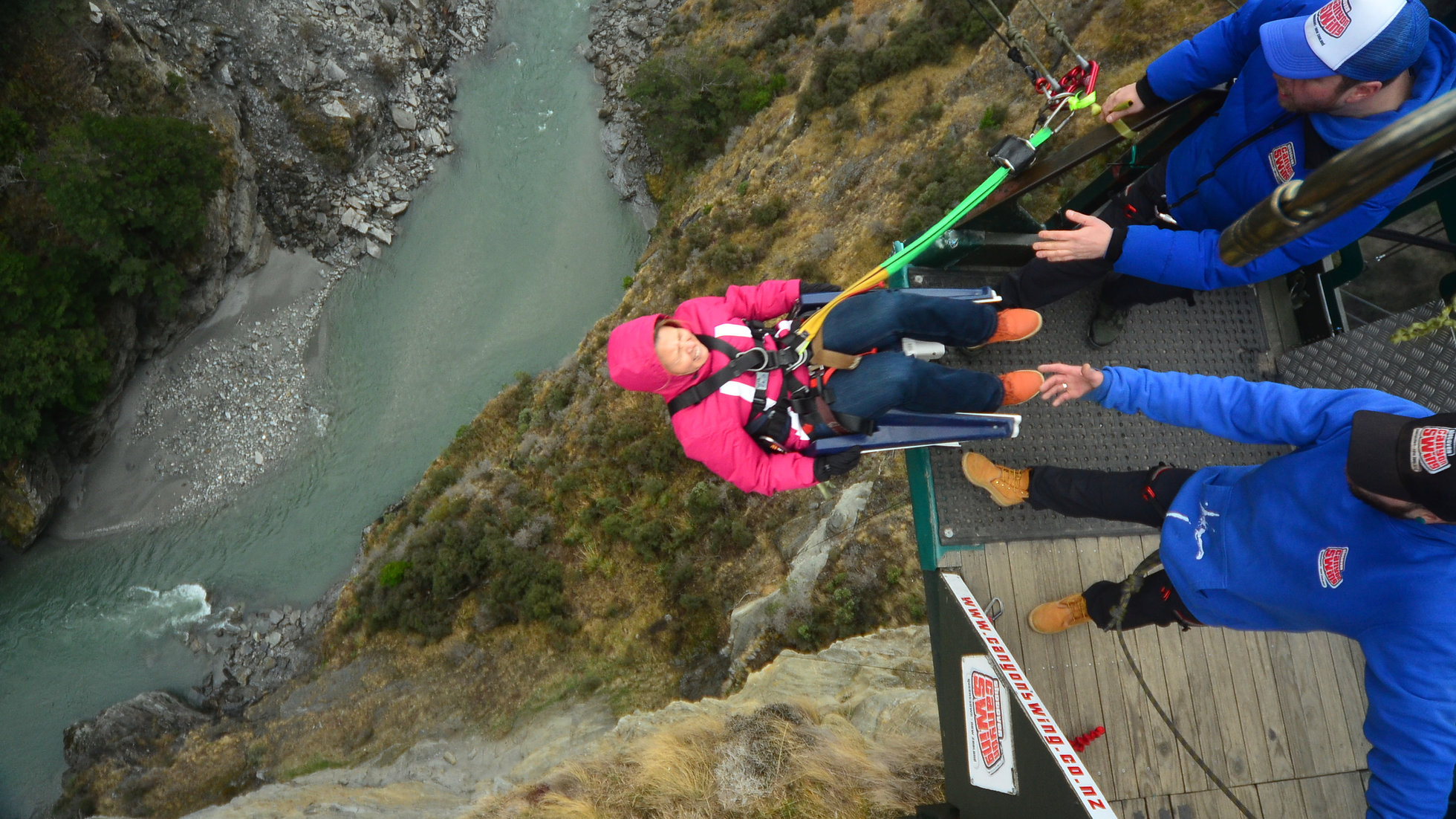 Shotover Canyon Swing Queenstown
