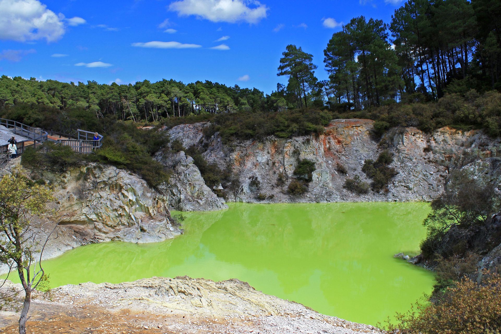 Wai-O-Tapu. What to visit in New Zealand. Tours to New Zealand.