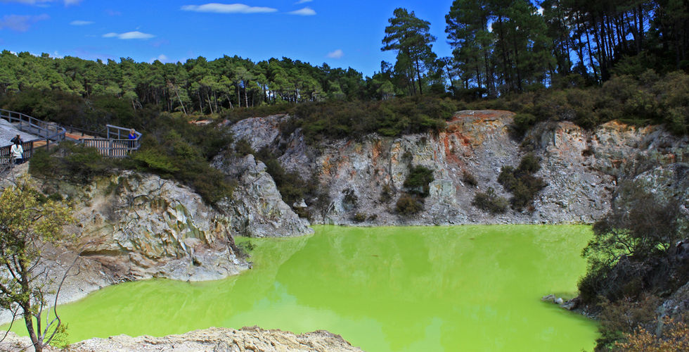 Wai-O-Tapu. What to visit in New Zealand. Tours to New Zealand.