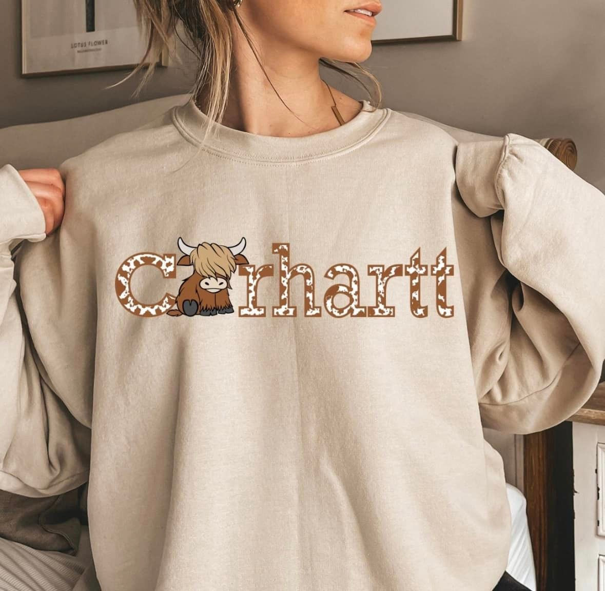 Bella Canvas Unisex Sponge Fleece Raglan Sweatshirt CARHARTT