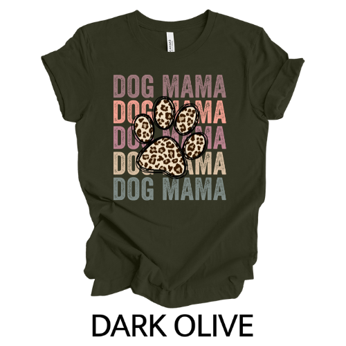 Thumbnail: Bella Canvas Adult Tees Dog Mama Stacked