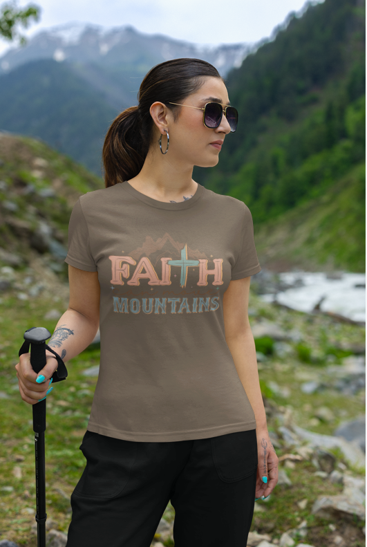 Thumbnail: Gildan Unisex Softstyle Tee Faith Can Move Mountains