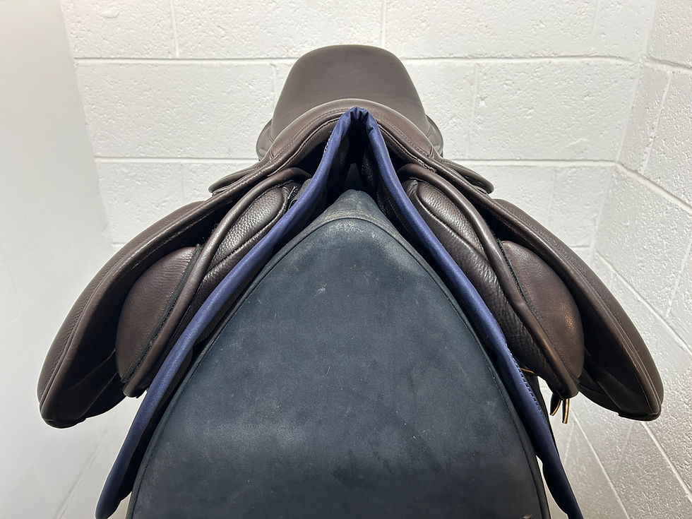 Thumbnail: NEW GFS TRANSITION GX JUMP 17.5" ADJUSTABLE BROWN SADDLE