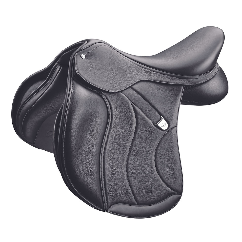 Black Bates AP SC+ Luxe High Wither GP Saddle