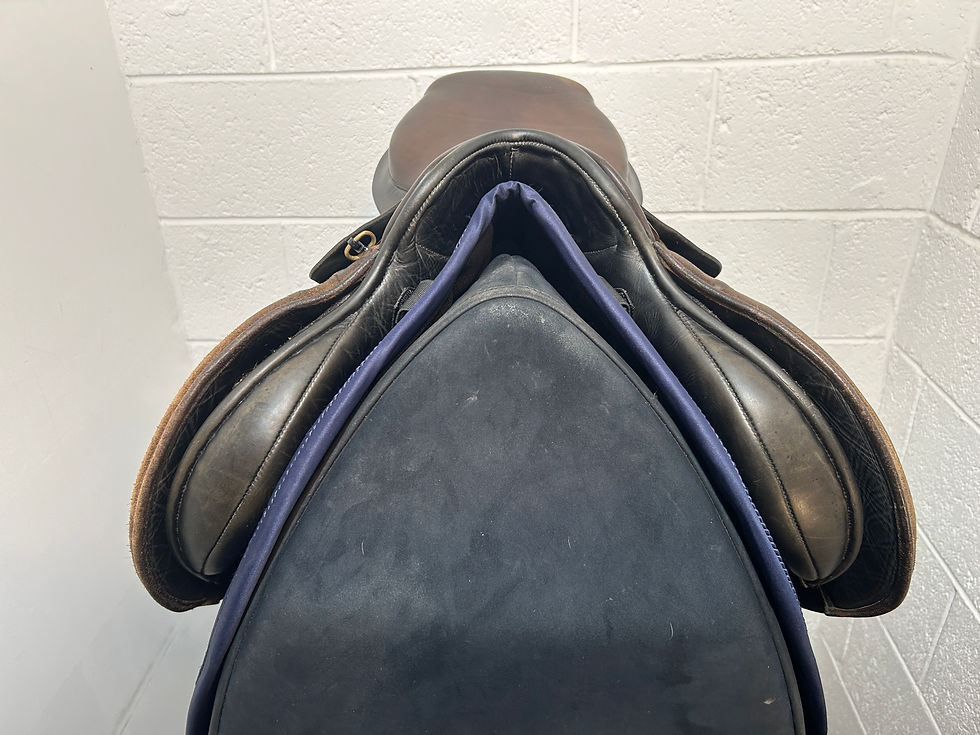 Thumbnail: USED ALBION LEGEND JUMP 17.5" MEDIUM BROWN SADDLE
