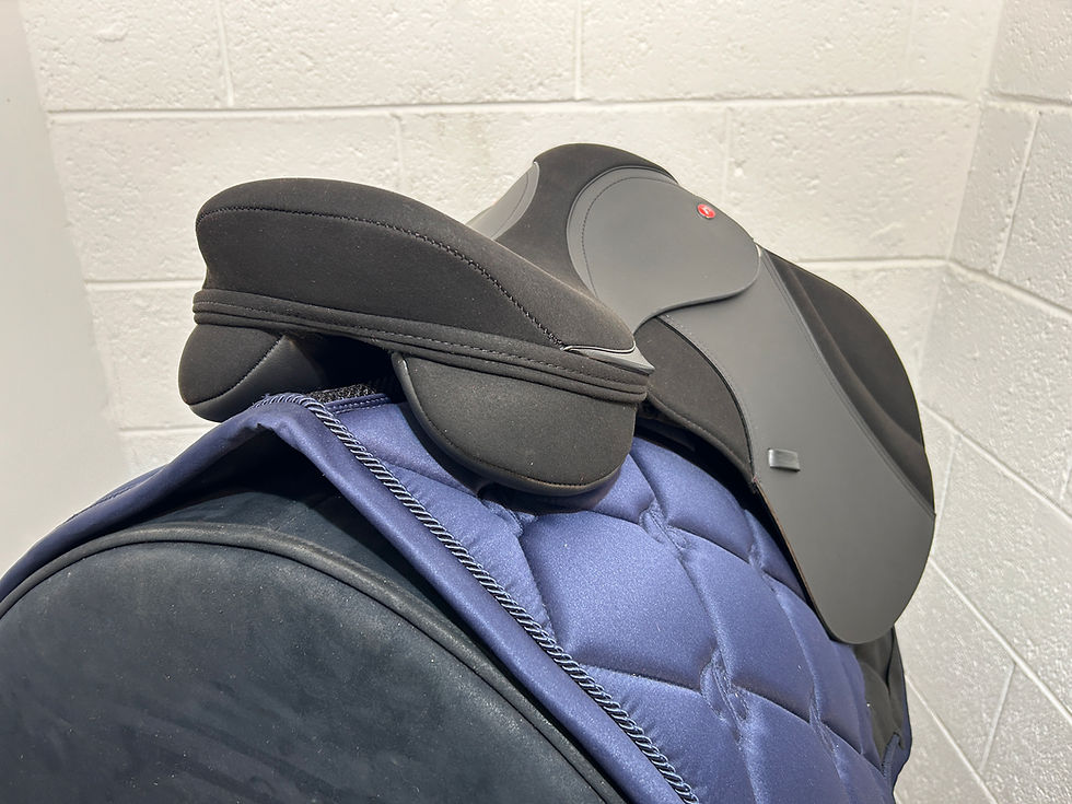 Thumbnail: TRIAL THOROWGOOD T4 PONY GP GENERAL PURPOSE 16" ADJUSTABLE BLACK SADDLE