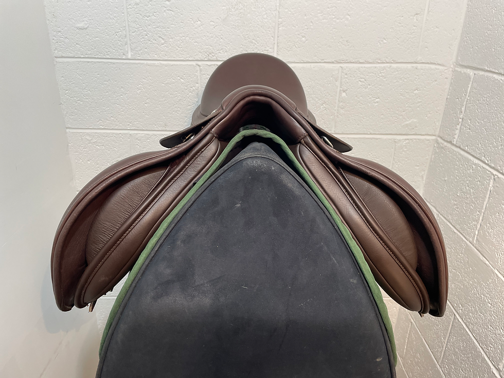 Thumbnail: NEW BATES ALL PURPOSE GP 16.5" CLASSIC BROWN SADDLE