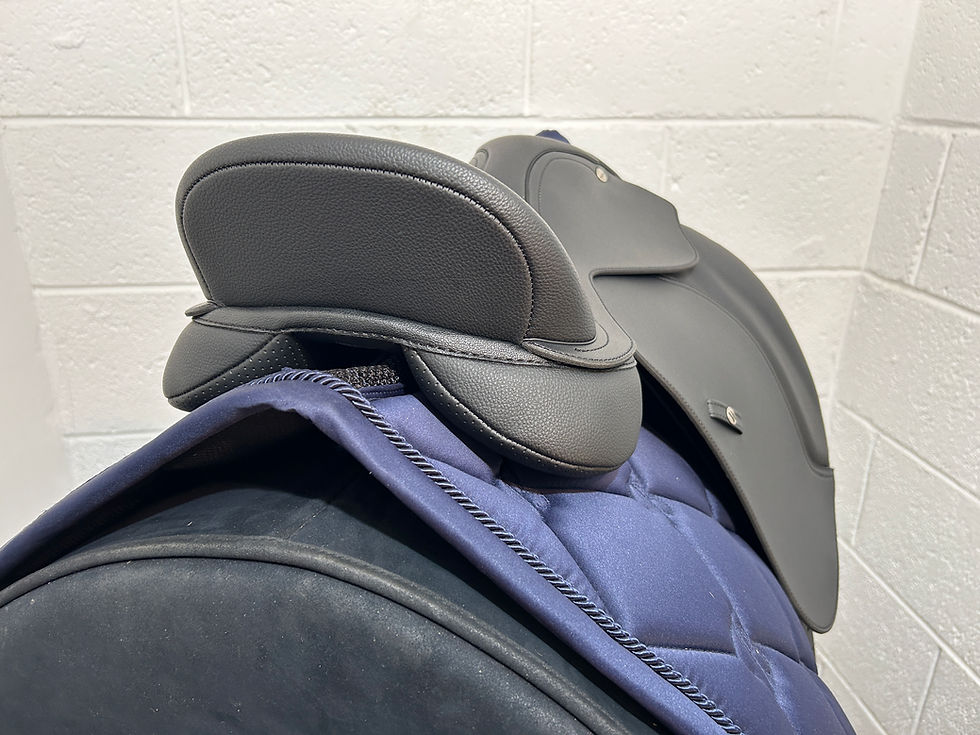Thumbnail: NEW WINTEC 500 PONY DRESSAGE 16" ADJUSTABLE BLACK SADDLE