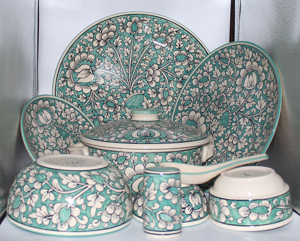 Thumbnail: Royal Handmade 37 Piece Dinner set