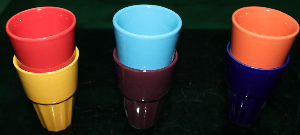 Thumbnail: Cutting Chai Glass And Stand Set