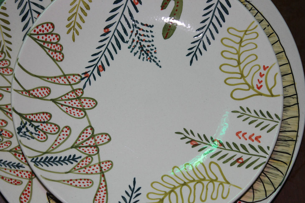 Thumbnail: Leafy Flower 16 Piece Breakfast set