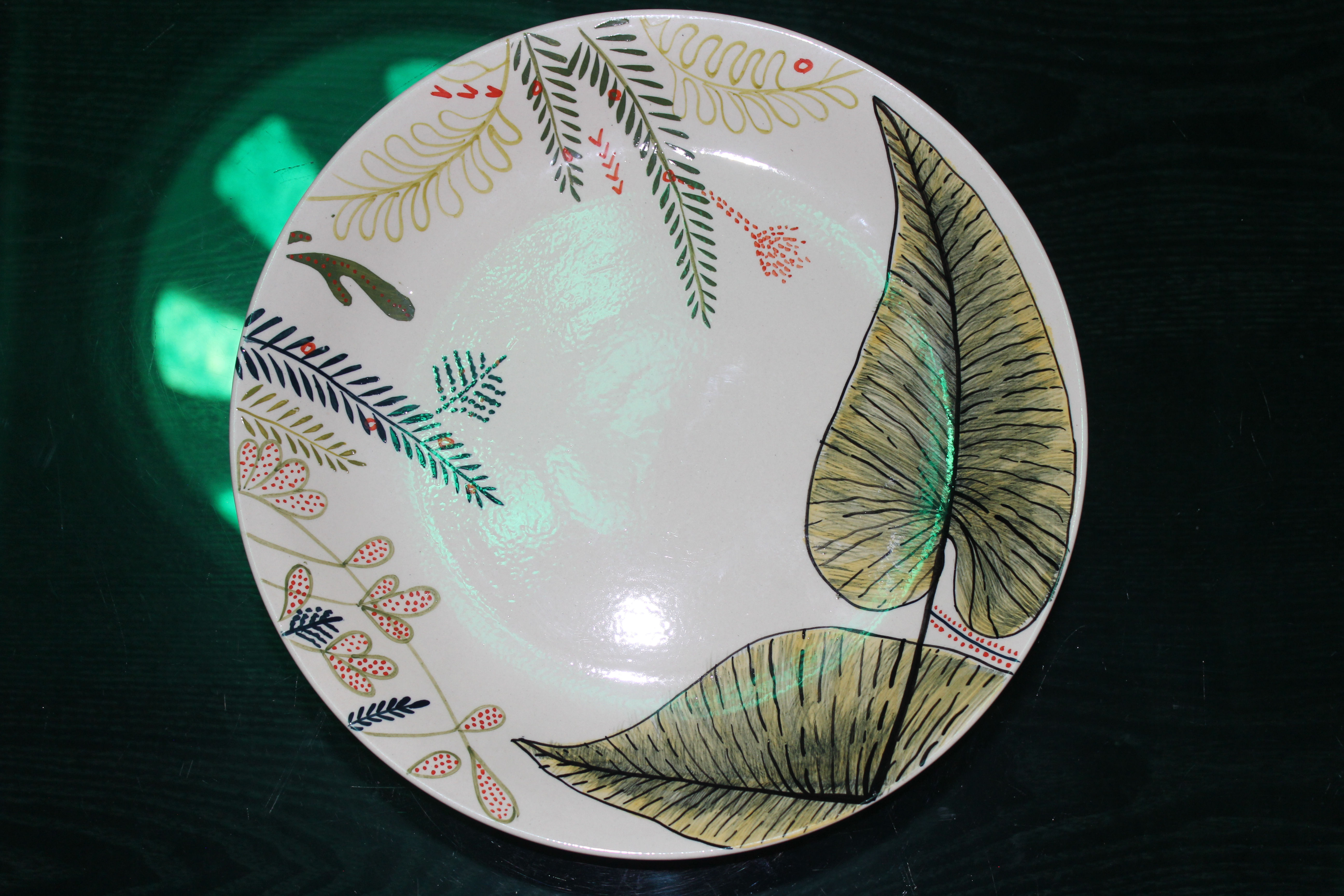 Green Leaf Rice Dish