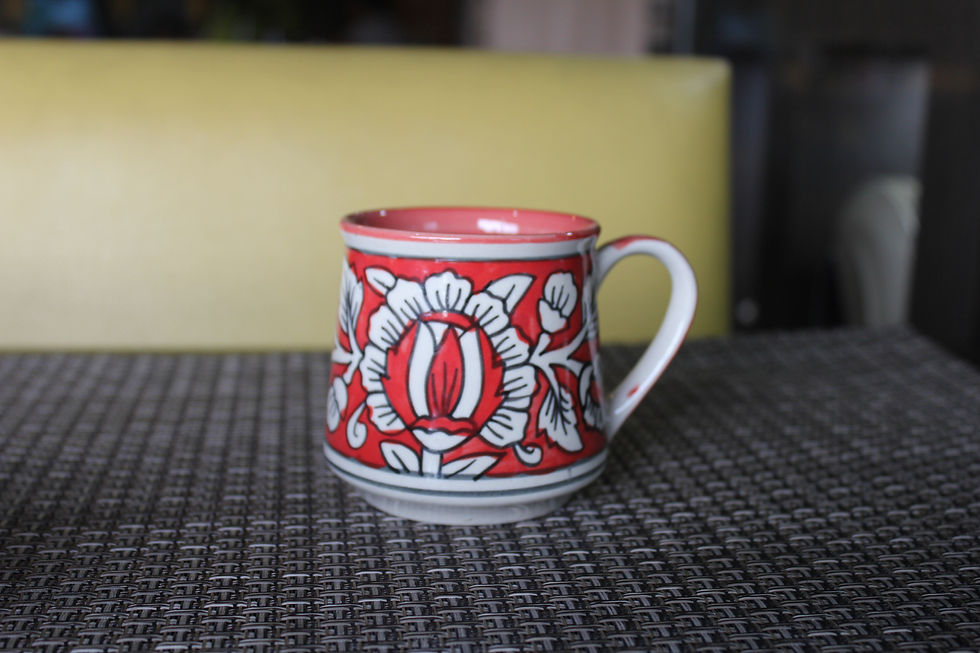 Thumbnail: Red Mughal 2 Piece Mug Set