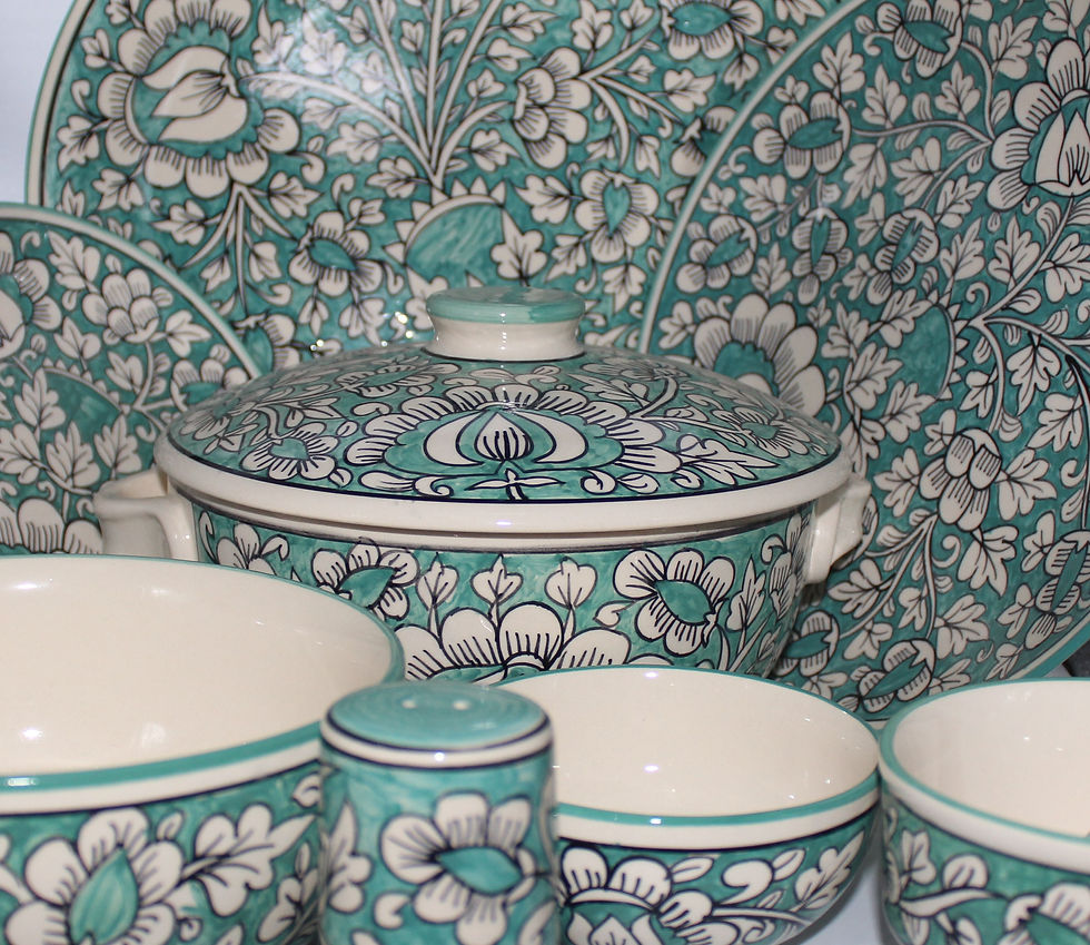 Thumbnail: Royal Handmade 37 Piece Dinner set