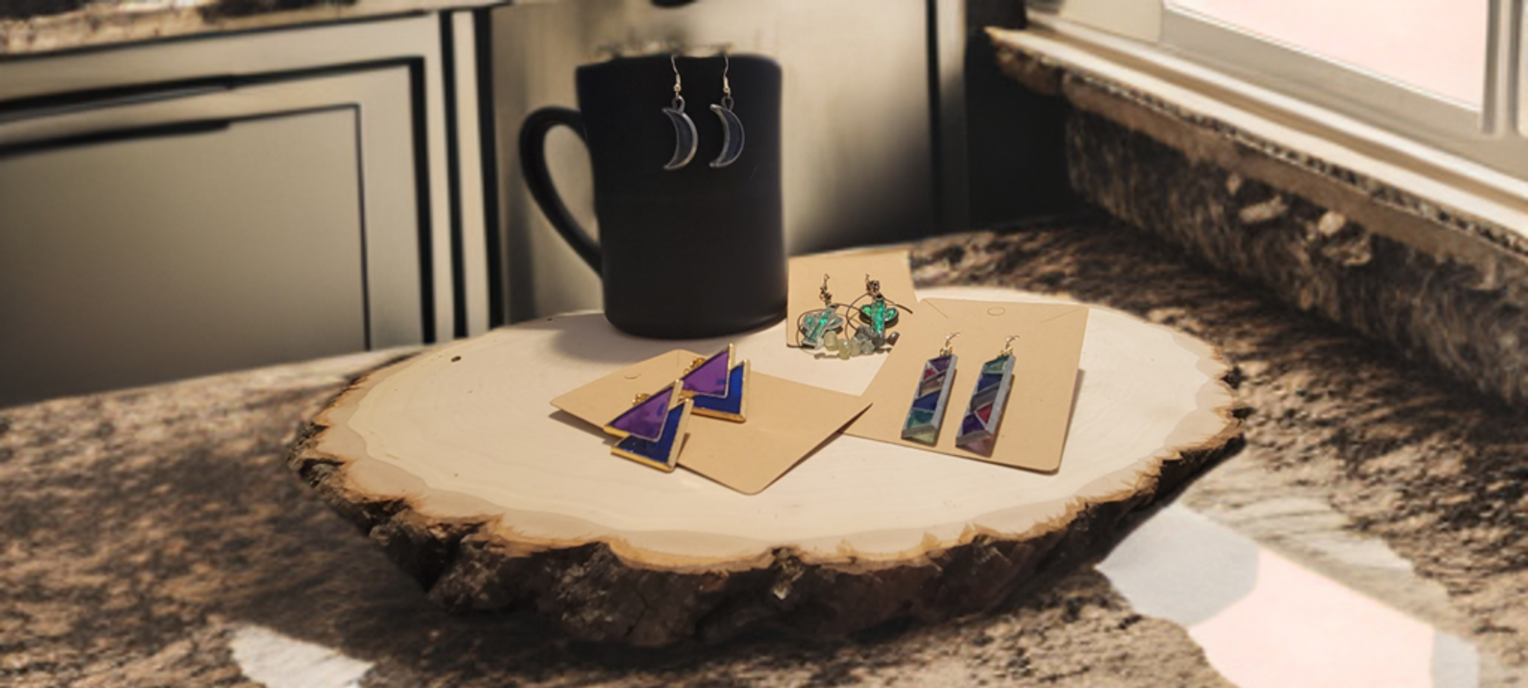 Stained Glass Earrings