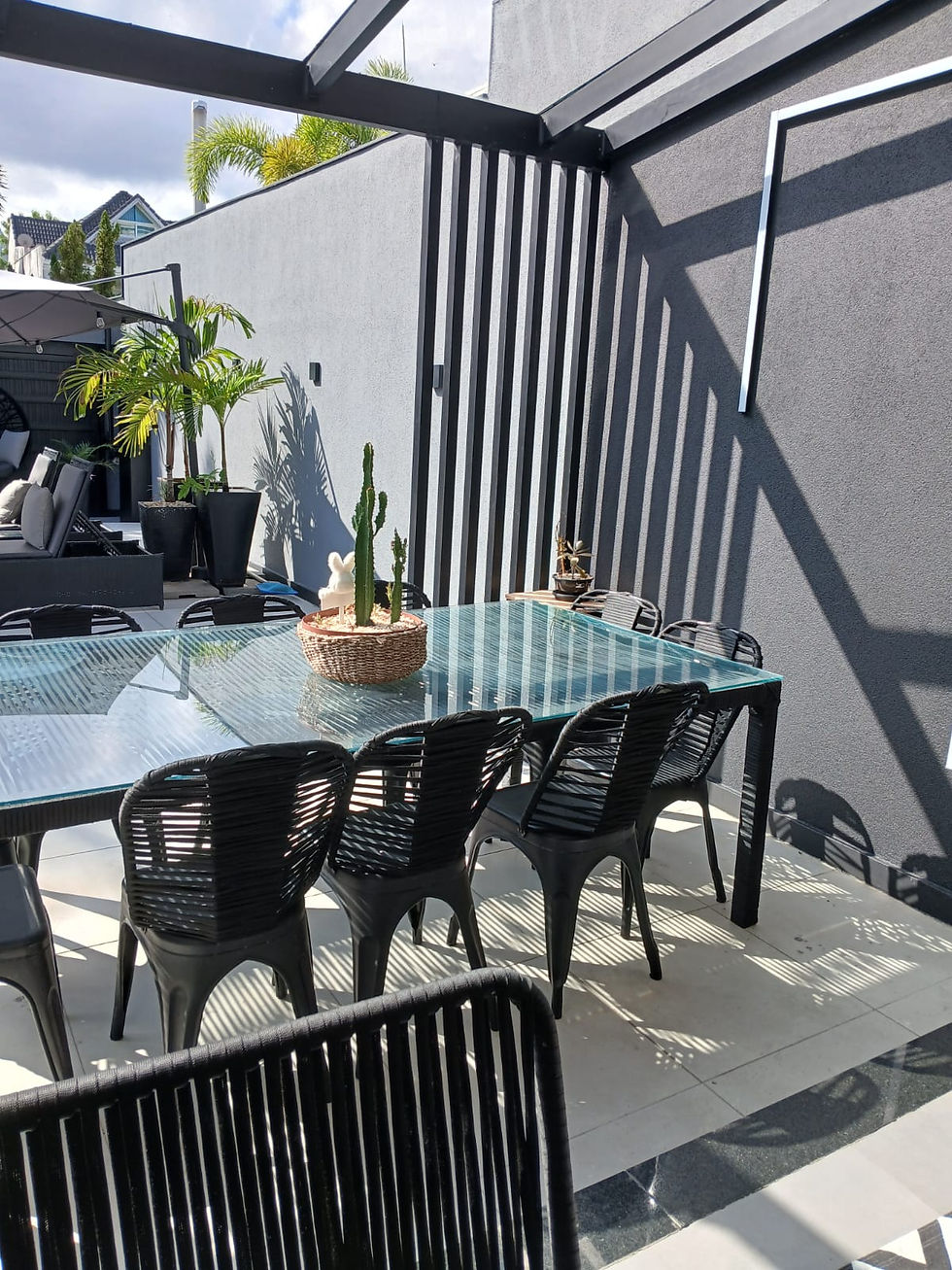 17 espaço externo com sala para refeições