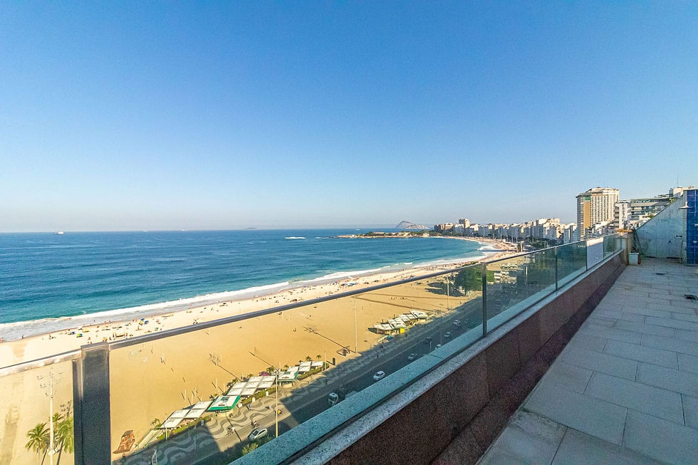 3 Vista do terraço frontal da Praia de Copacabana