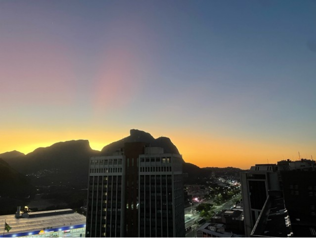 1 A vista do terraço