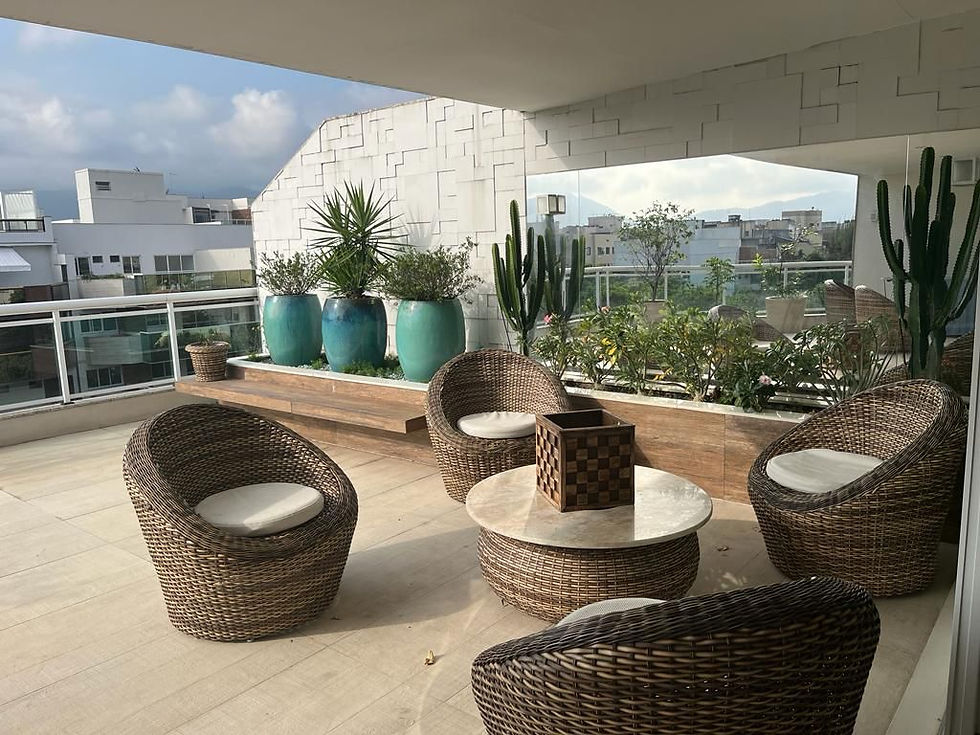 2 Terraço integrado a varanda